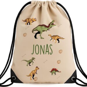 Personalised Children’s Gym Bag with Name – Robust Jute Bag with Drawstring & Reinforced Corners – School Bag, Sports Bag Girls & Boys – Gym Bag Nursery – [33 x 45 cm]