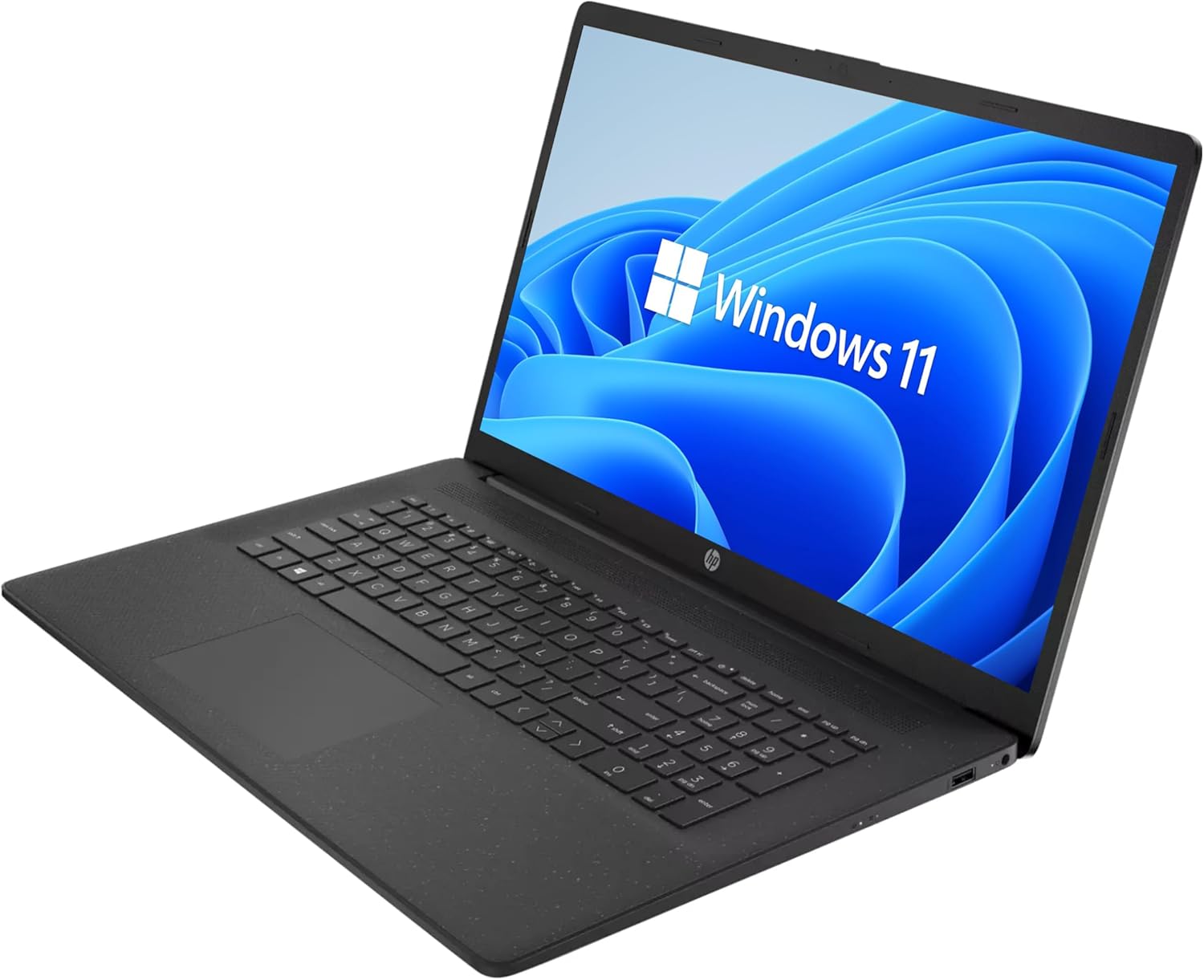HP Laptop, 17.3 Inch IPS Full HD Display, Intel N200 4 x 3.70 GHz, 32 GB DDR4 RAM, 1000 GB SSD, Intel UHD Graphics, Black, Norton 360, Windows 11 – Bild 3