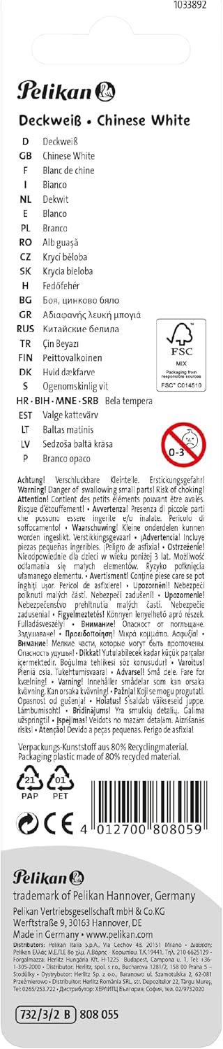 Pelikan 2 x 7.5 ml Water Colours (Opaque White) – Bild 4