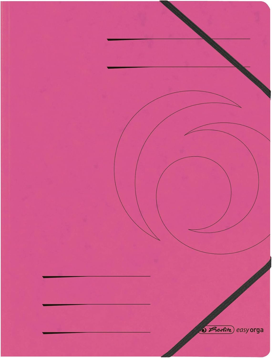 Herlitz 11166816 A4 Colorspan Elastic Folder, 355g/qm - Assorted Colours (Pack of 10) – Bild 6