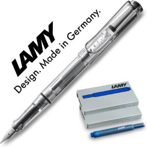 Lamy FH15151 Vista Fountain Pen, Nib: F, Model 012, Transparent