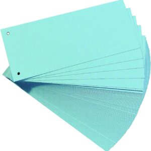 Herlitz 10843480 Divider Strips, Pack of 100, Blue