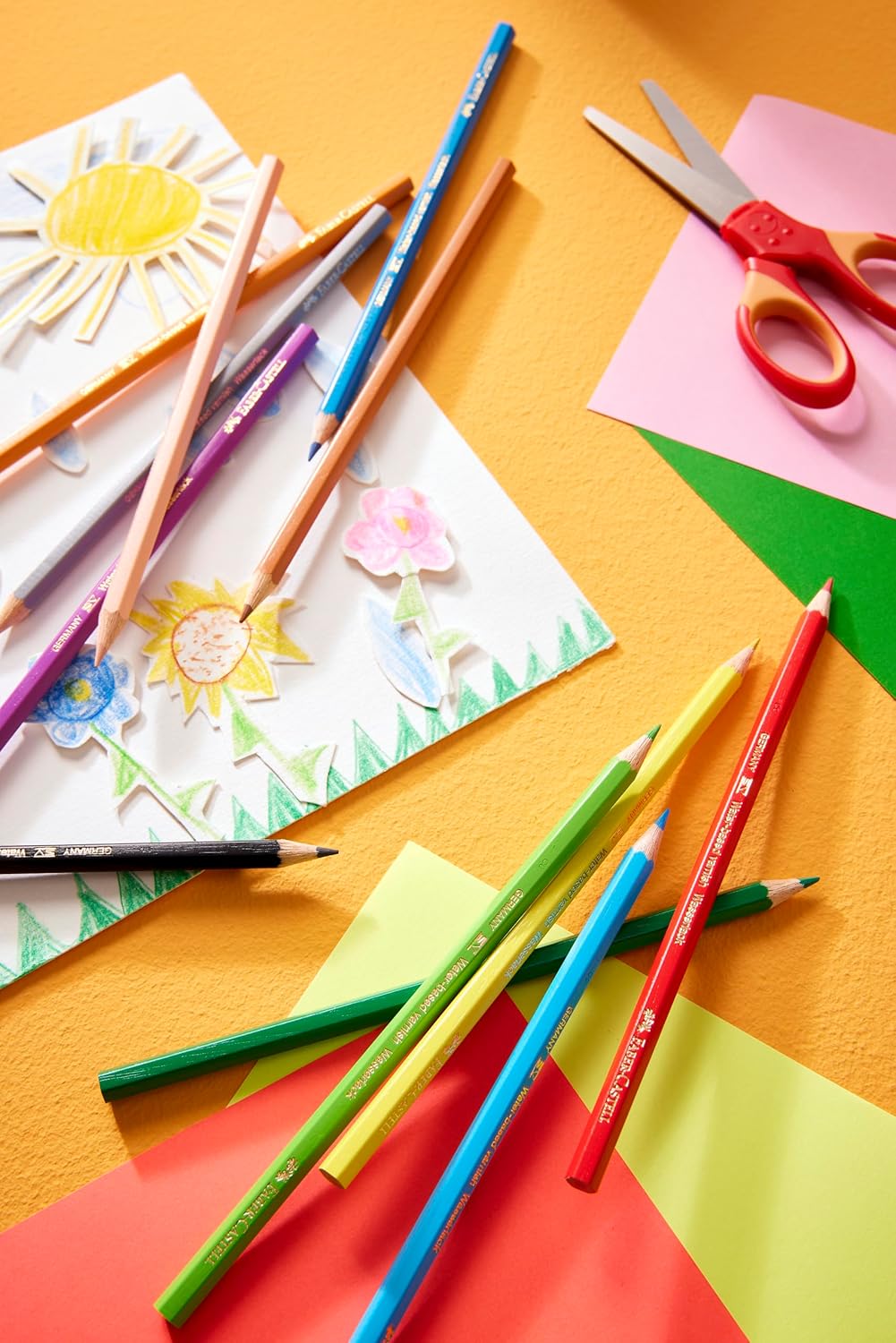 Faber-Castell Castle 111260 Colouring Pencils Set, 60 Pieces, Hexagonal, Shatterproof, for Children and Adults – Bild 5