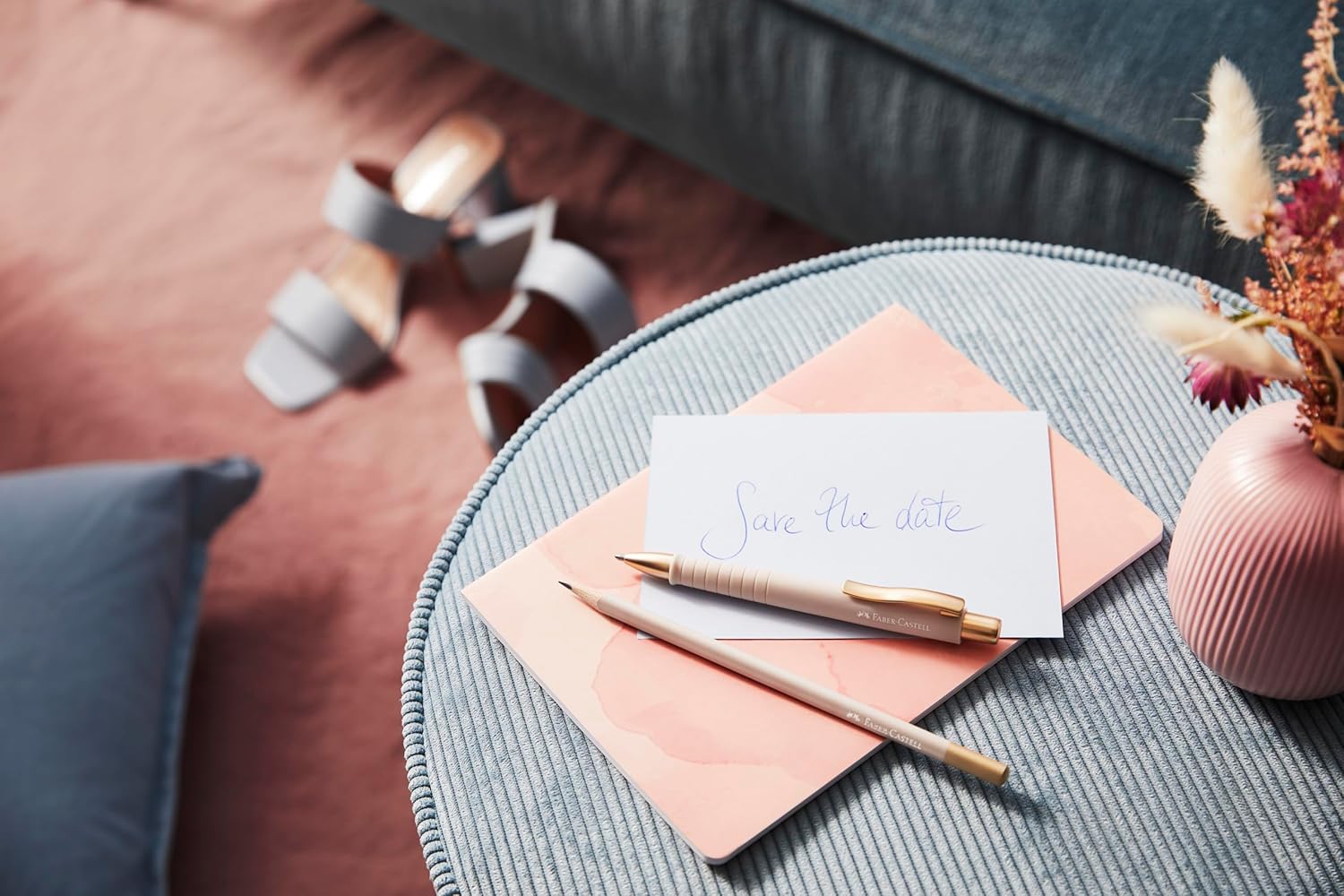 Faber-Castell 205092 Polyball Pale Pink Ballpoint Pen with Replaceable XB Refill, Indelible – Bild 3