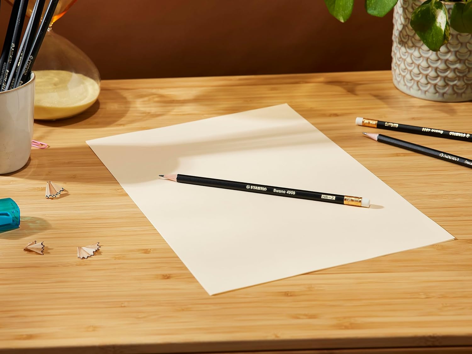 Graphite Pencil - STABILO Swano E/T - Box of 12 - HB – Bild 5