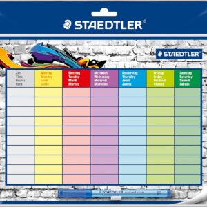 Staedtler Lumocolor 641 SP2 Hour Plan Dry Clean with correctable, DIN A4 Format