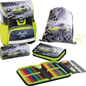Eberhard Faber 577615 – School Bag Set Race Car, EFAlino