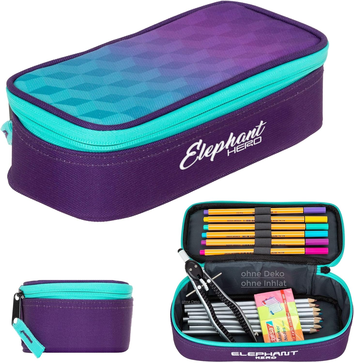 Elephant Hero Signature 12609 3-Piece Set School Backpack + Sports Bag + Pencil Case – Bild 5