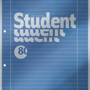 1067174 Notebook/Notepad student Premium Duo Set Treated Cover with Metallic Effect