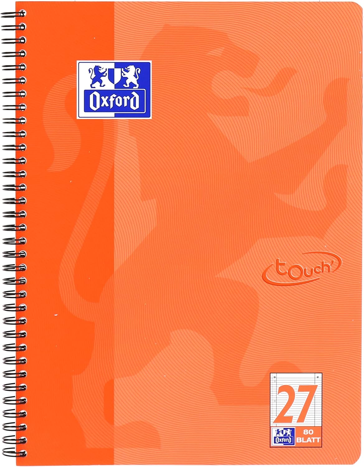 OXFORD 400086492 Collegeblock "Touch" Writing Pad, coral 1