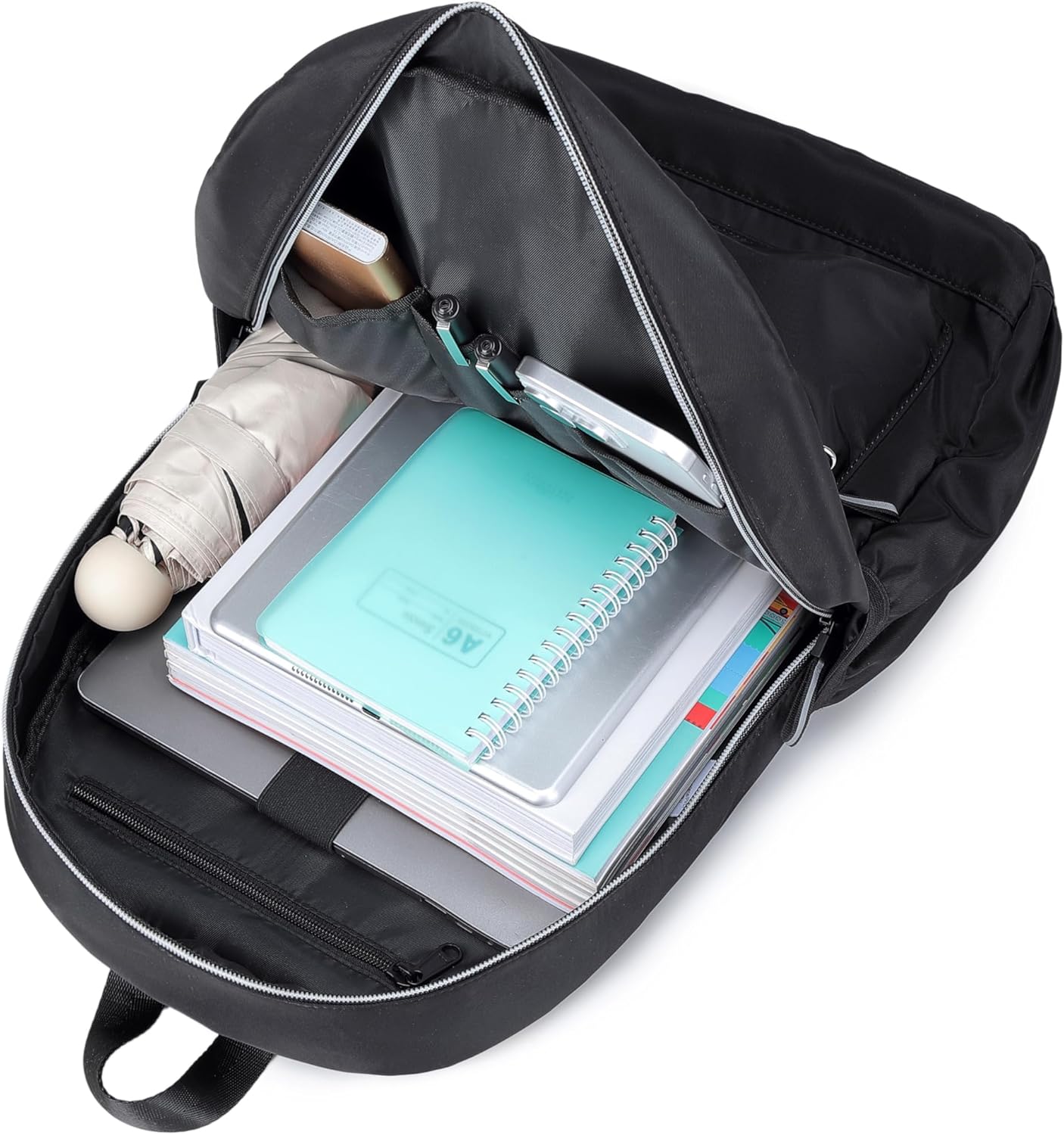 Acmebon Stylish Backpacks for Boys and Girls, Casual Everyday Backpack for Women, black, Unit size, Rucksack – Bild 6