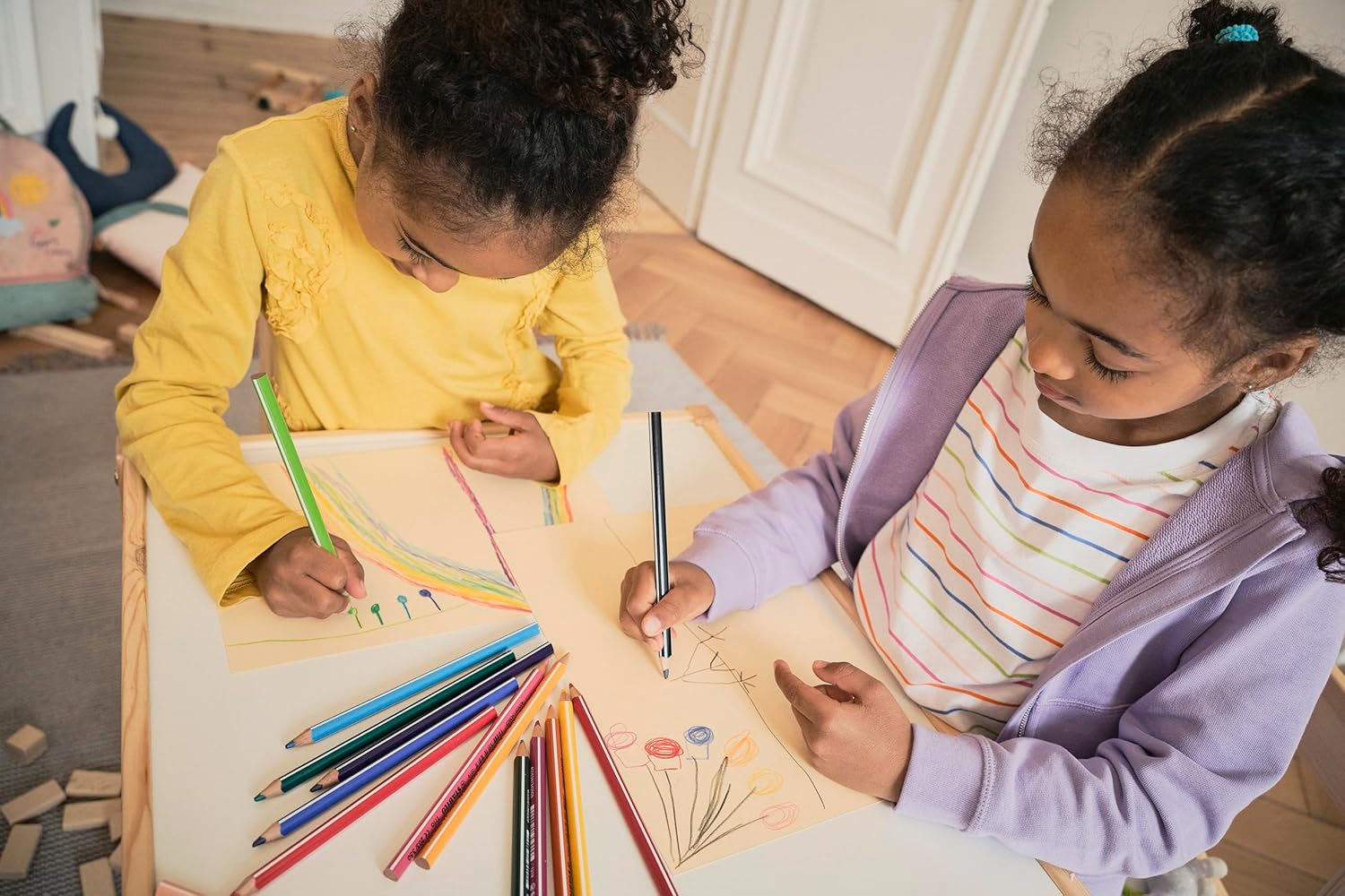 Triangular Colouring Pencil - STABILO Trio thick - Pack of 12 - Assorted Colours – Bild 3