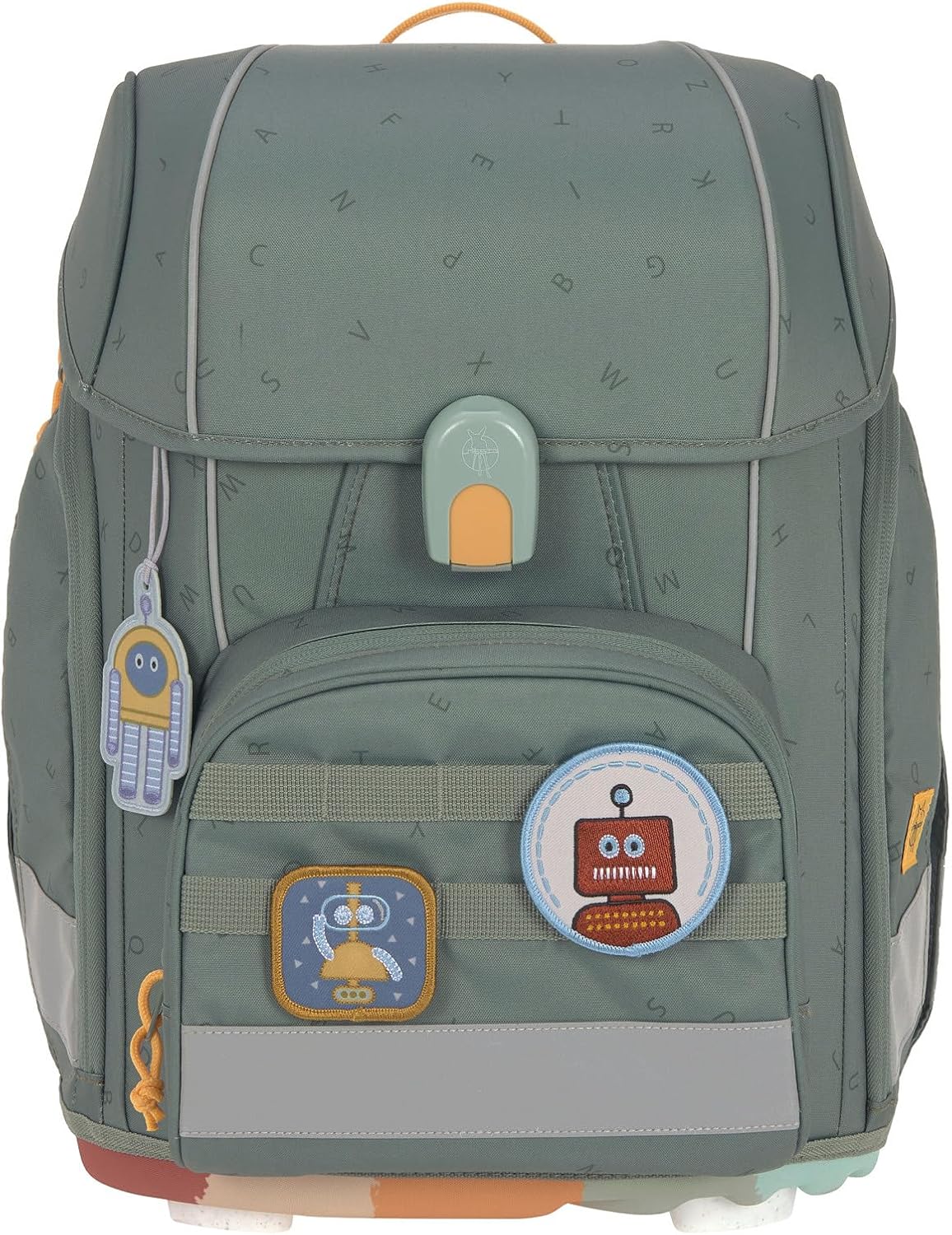 LÄSSIG Boxy Unique 7-Piece Children's School Bag Set, Letters Green, Unit size, Casual – Bild 2