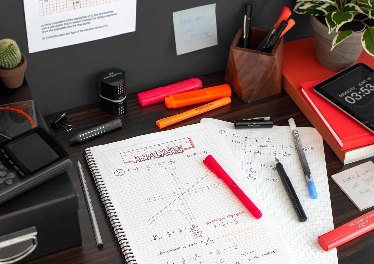 Faber-Castell 154604 – Highlighter Set TL 1546, Pack of 4, Neon Colours, with Durable Chisel Tip, Line Width 1 - 5 mm, Refillable – Bild 3