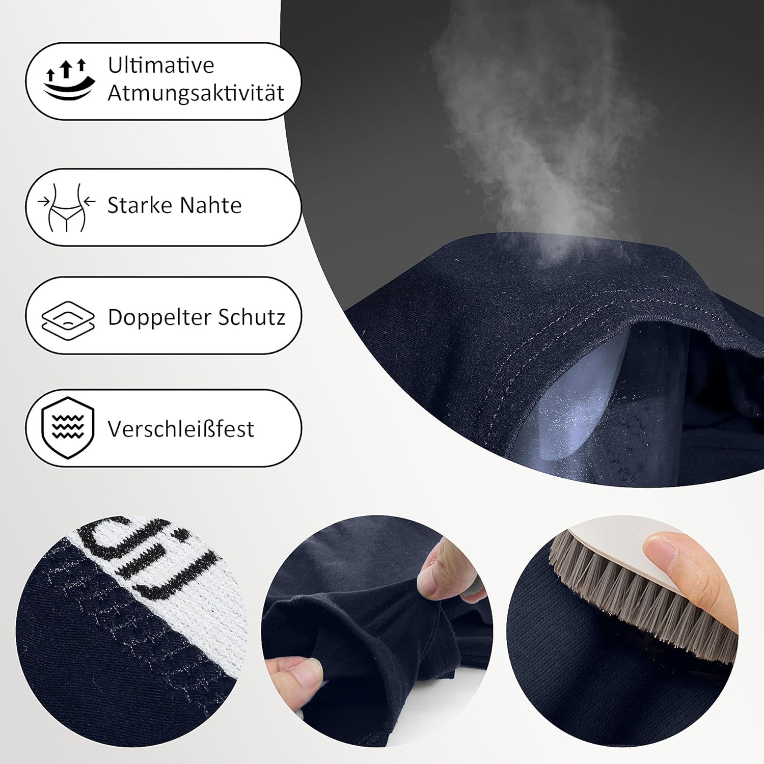 Uizuooy Women's Cotton Briefs Multipack Hipster Underwear Breathable Panties Cotton Soft Comfortable Women's Underwear Pack of 6 – Bild 4