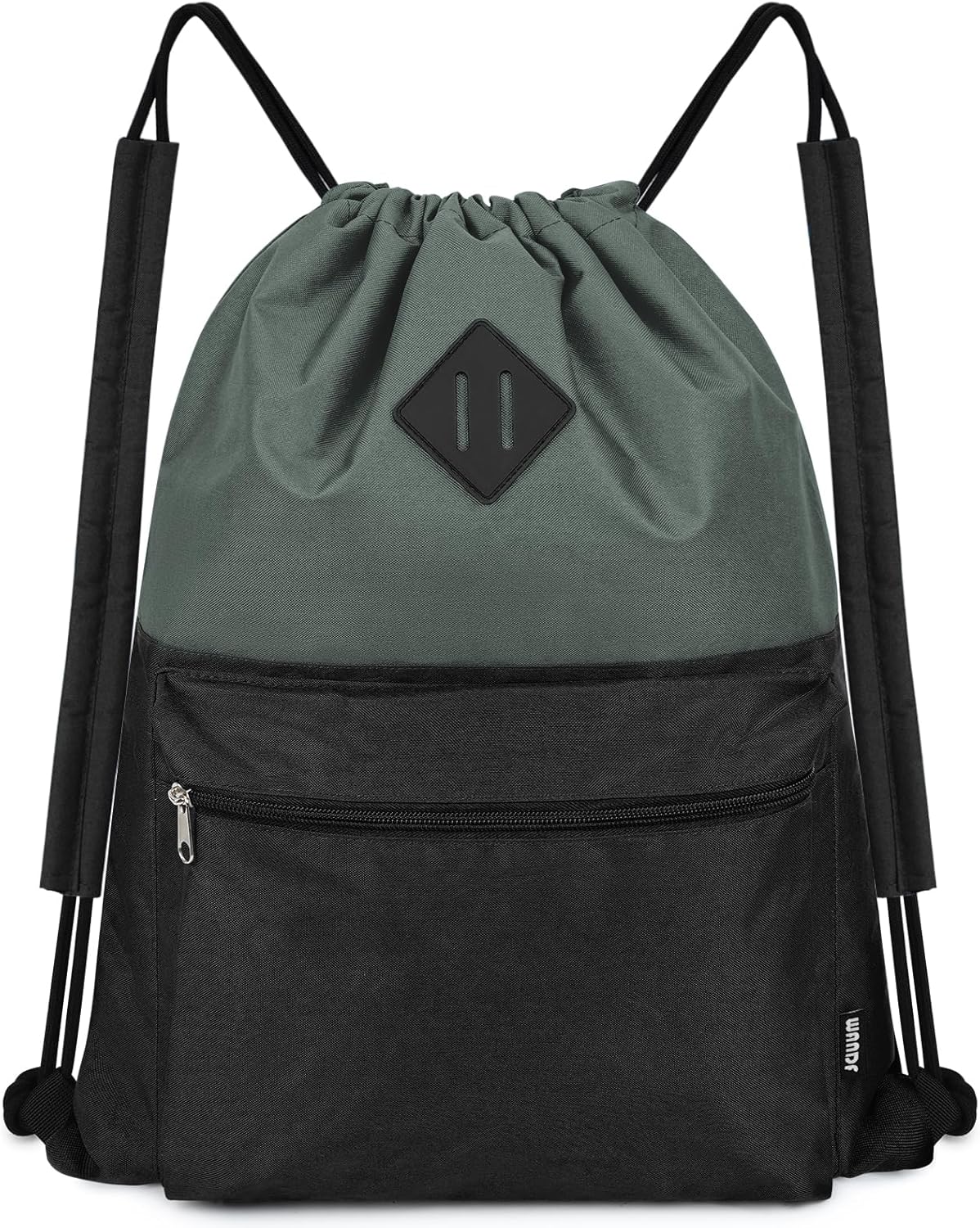 WANDF Drawstring Backpack, Sports Gym Bag with Wet Pocket, Water Resistant Drawstring Backpack, Cinch Bag for Men and Women