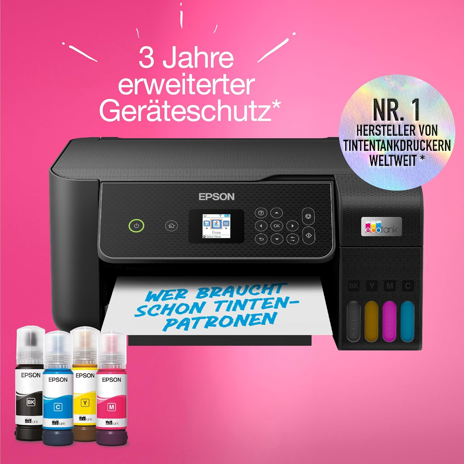 Epson EcoTank ET-2870 A4 Multifunction Wi-Fi Ink Tank Printer with a Included Stock of Inks up to 3 Years – Bild 4