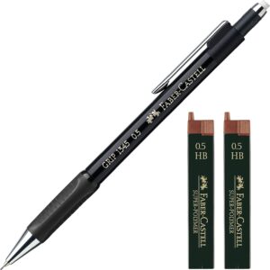 Faber-Castell Grip Mechanical Pencil, 1345 99, Lead thickness: 0.5 mm, Barrel Colour: metallic black
