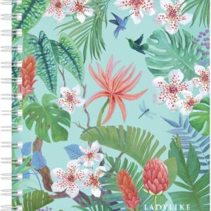 Herlitz Ladylike Jungle A5 Spiral Boutique Book – 100 Sheets Squared – Pack of 1