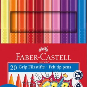 Faber-Castell 155310 – Felt Tip Pens Grip Colour Marker