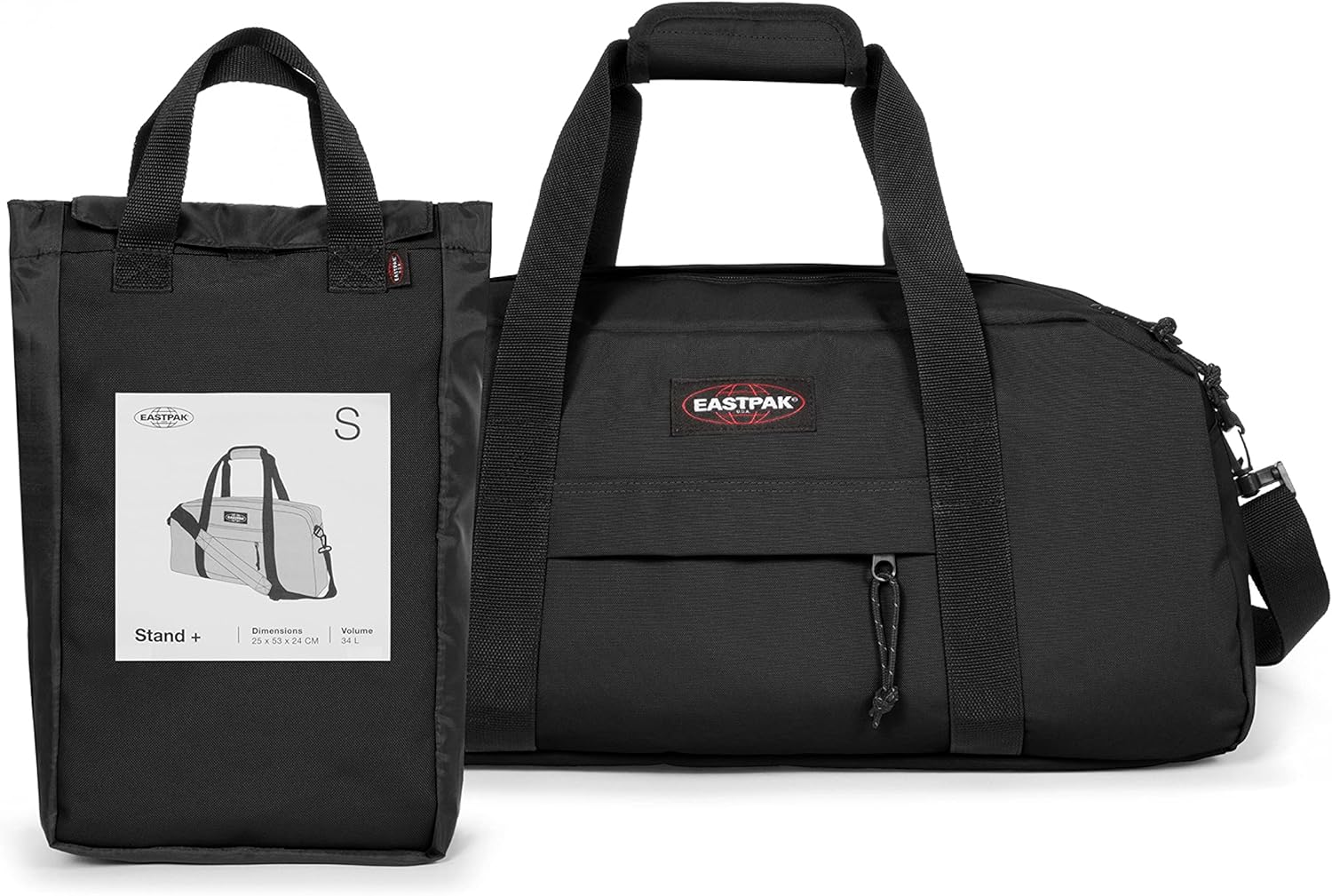 Eastpak Stand + Travel Duffle, 53 cm, 34 liters, Black – Bild 5