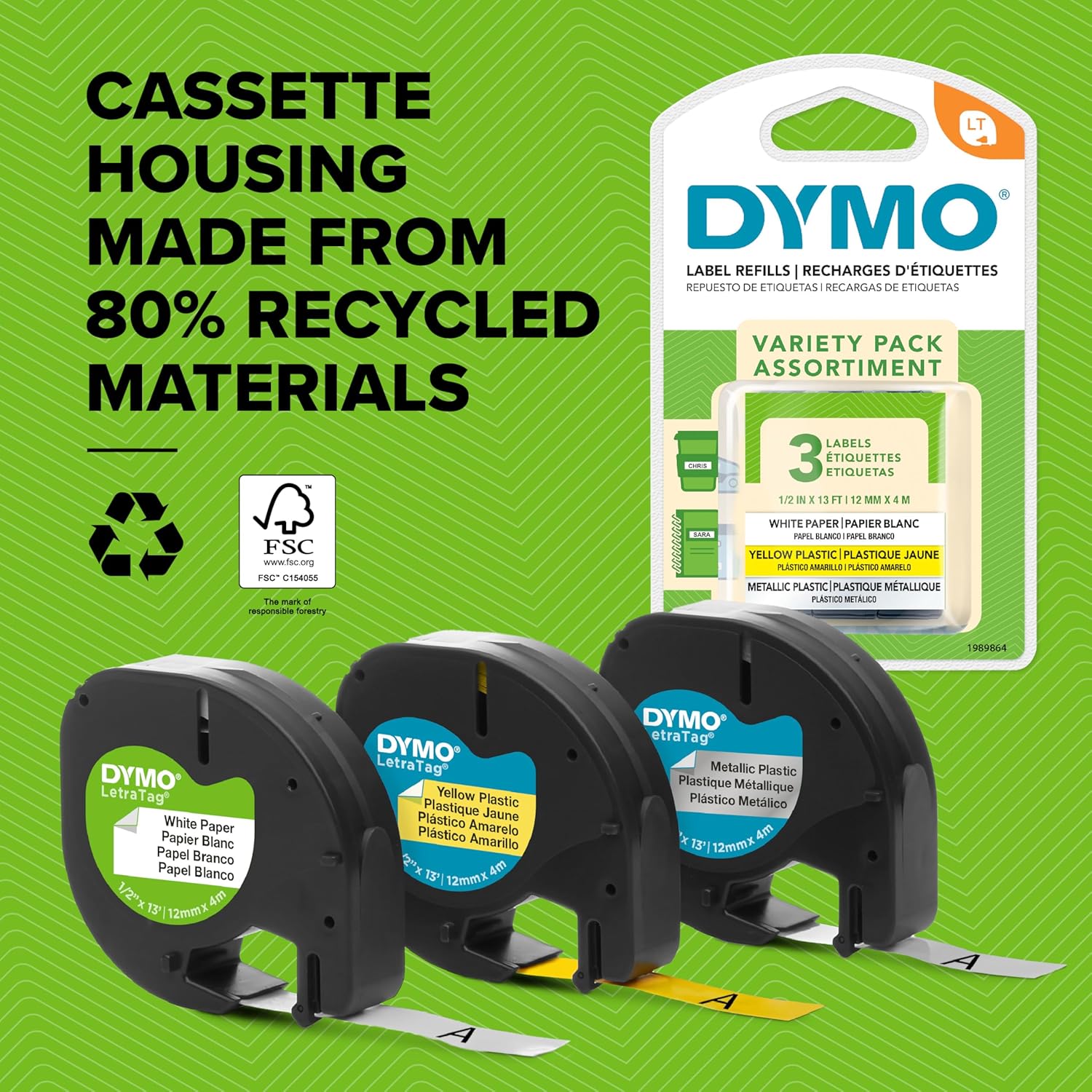 DYMO LetraTag 200B Label Maker with Bluetooth, Compact Label Printer, Connects to iOS and Android via Wireless Bluetooth Technology, Includes 3 x Label Tape – Bild 7