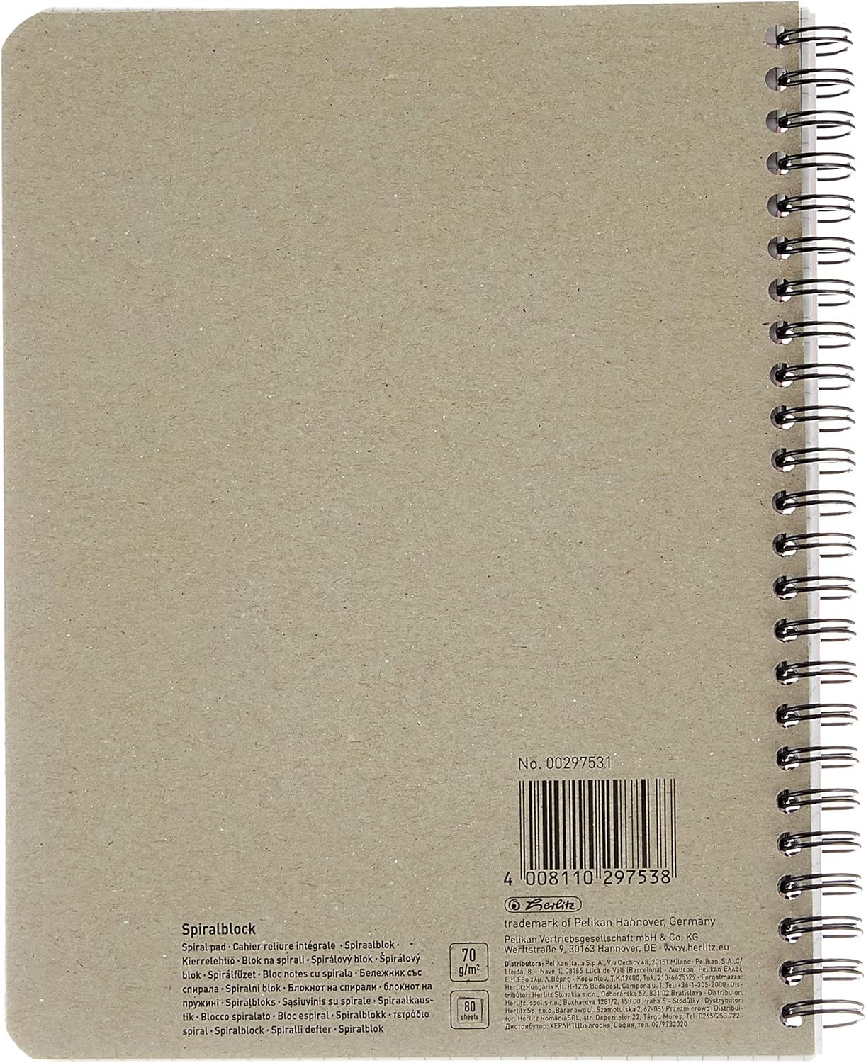 Herlitz x.book spiral-bound notepad A5, 70 g/m², 80 pages, combo set – Bild 2