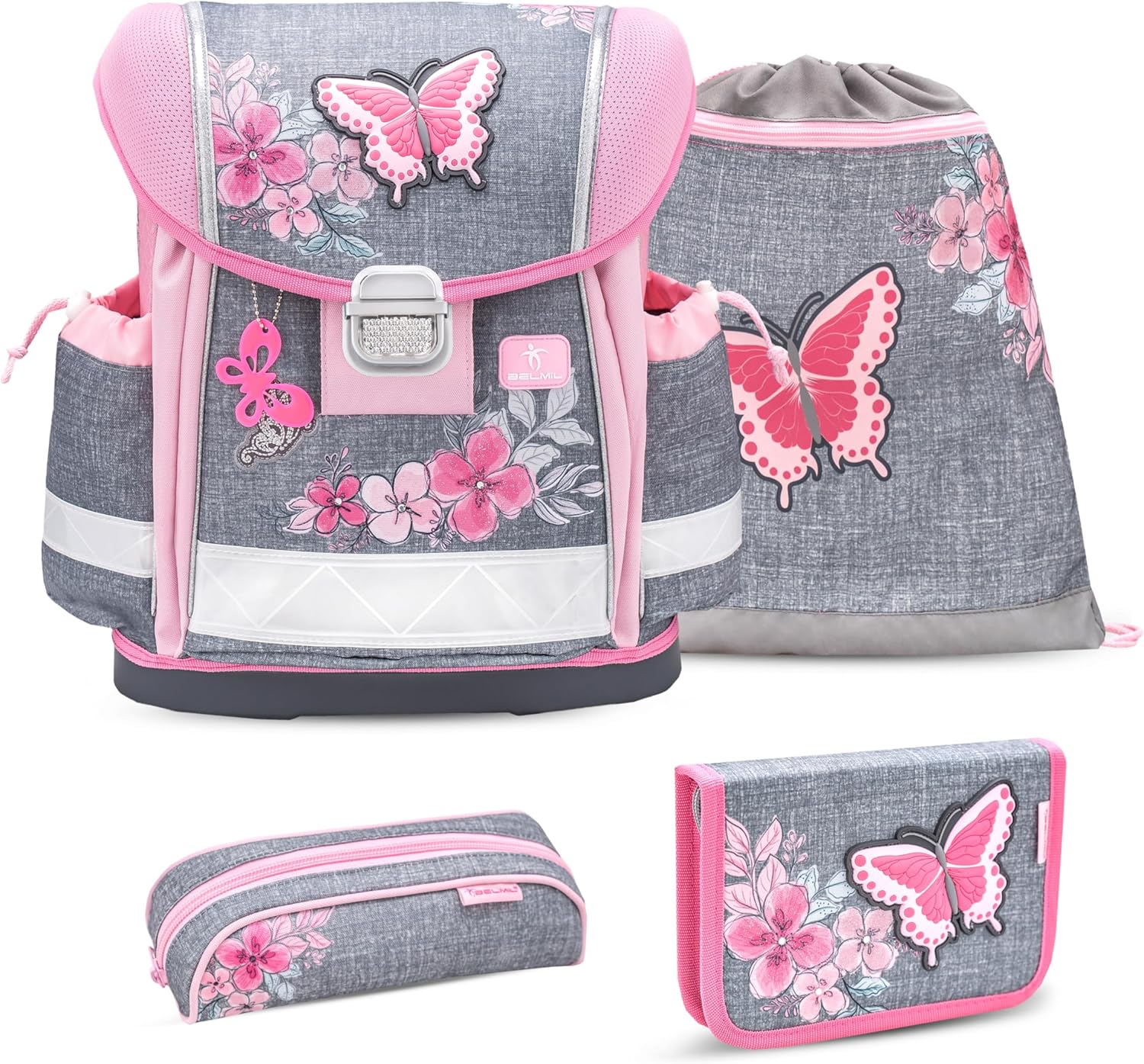 Belmil Classy School Bag Set, 4 components (403-13/AG/S)