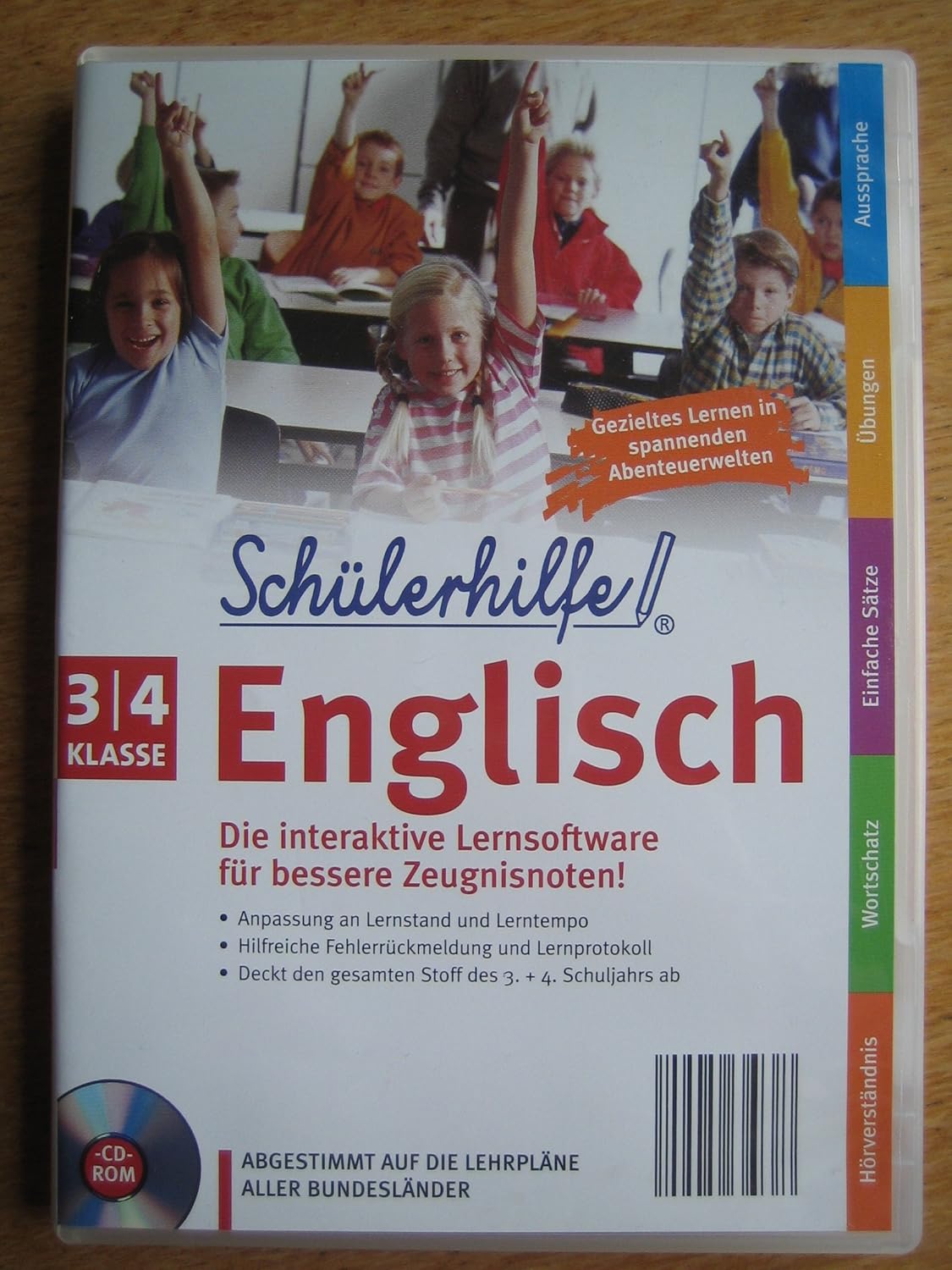 Schülerhilfe ~ Englisch ~ Klasse 3/4 ~ Die interaktive Lernsoftware für bessere Zeugnisnoten! ~ Abgestimmt auf die Lehrpläne aller Bundesländer