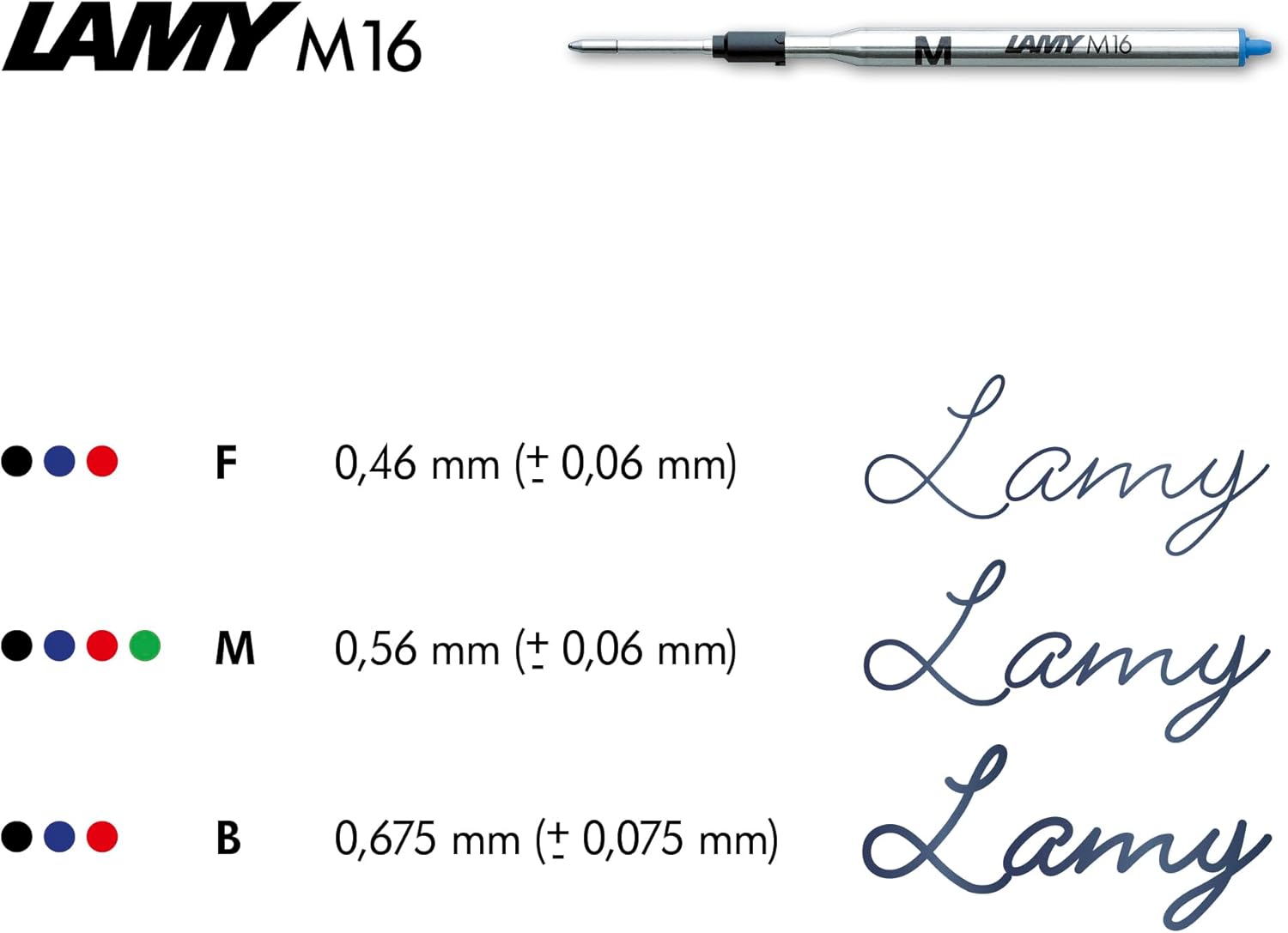 LAMY Studio Premium Ballpoint Pen 269 Stainless Steel in Matte Lacquer Finish Propeller-shaped Clip Twist Mechanism Includes LAMY Large Refill M 16 Black M – Bild 3