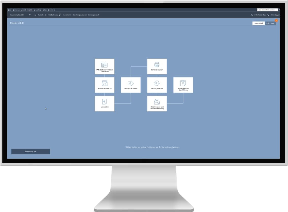 Lexware lohn+gehalt Pro 2026 (365 Tage)| Einfache Lohn- und Gehaltsabrechnungs-Software |3 Geräte | PC Aktivierungscode per Email – Bild 2