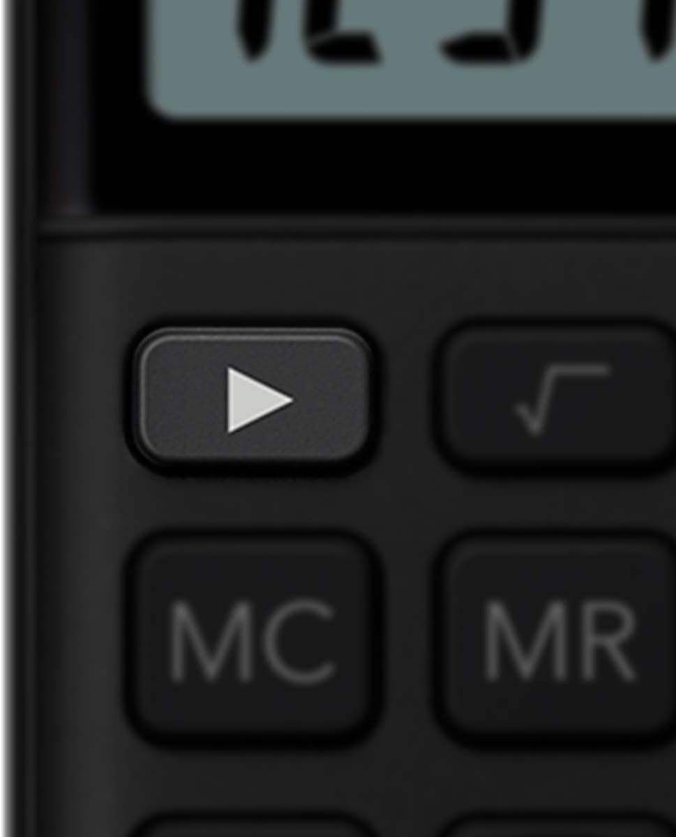 Casio SL-1000SC-WE Stylish Calculator, 10 Digits, White – Bild 3
