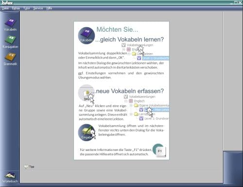 tulox Sprachtrainer PC Latein - Vokabeltrainer, Konjugations- und Grammatiktrainer mit großem vertontem E-Wörterbuch – Bild 2