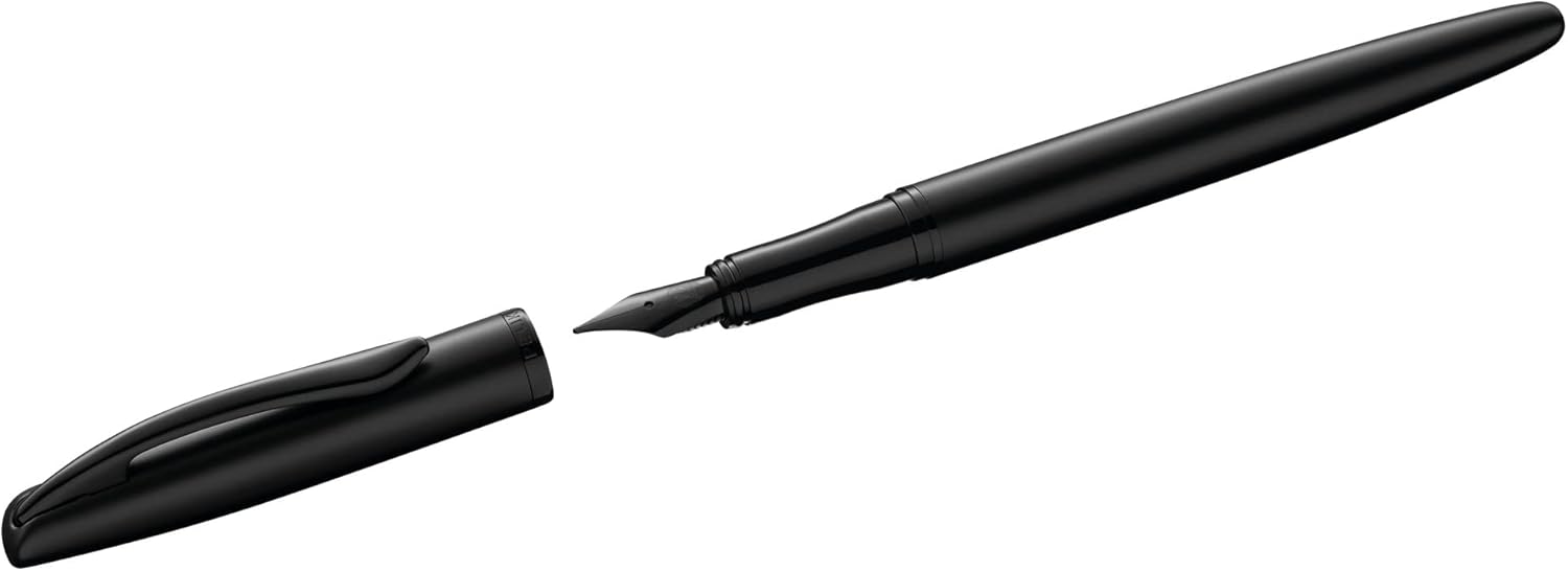 Pelikan Jazz Noble Elegance K/P36 with Fountain Pen and Ballpoint Pen, Carbon (Black), Elegant Cartridge Fountain Pen and Metal Ballpoint Pen – Bild 2