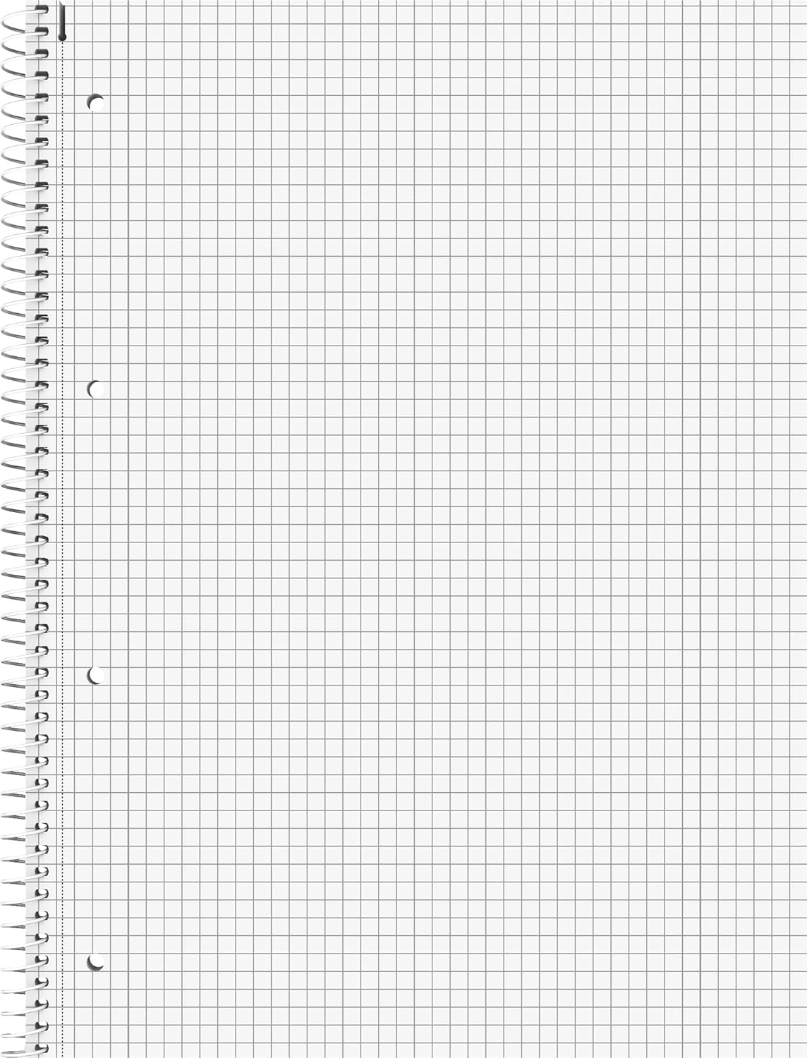 Brunnen 1067928190 Student Spiral-Bound Notebook, Squared, A4, Ruling: 28, 90 g/m², 80 sheets, red – Bild 3