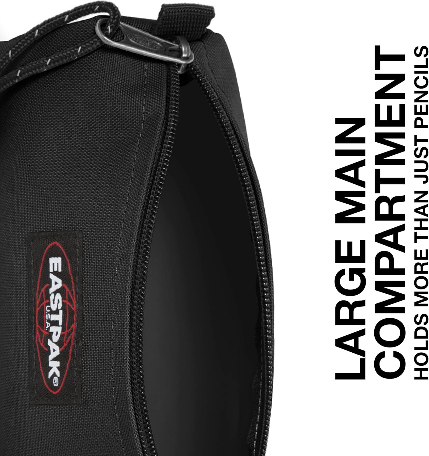 EASTPAK - Delegate + - Shoulder Bag, 20 L, Black (Black) & Benchmark Single - Pencil Case, Black, black, Classic – Bild 7