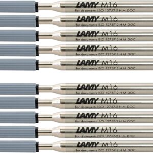 Lamy M16 Refill for Lamy Ball Point Pen (Fine Blue, 10)