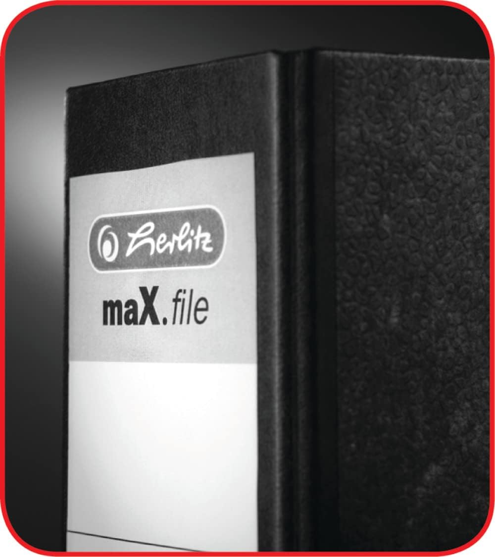 Herlitz max.file Protect A4 Double-Lever Arch File - Red – Bild 10