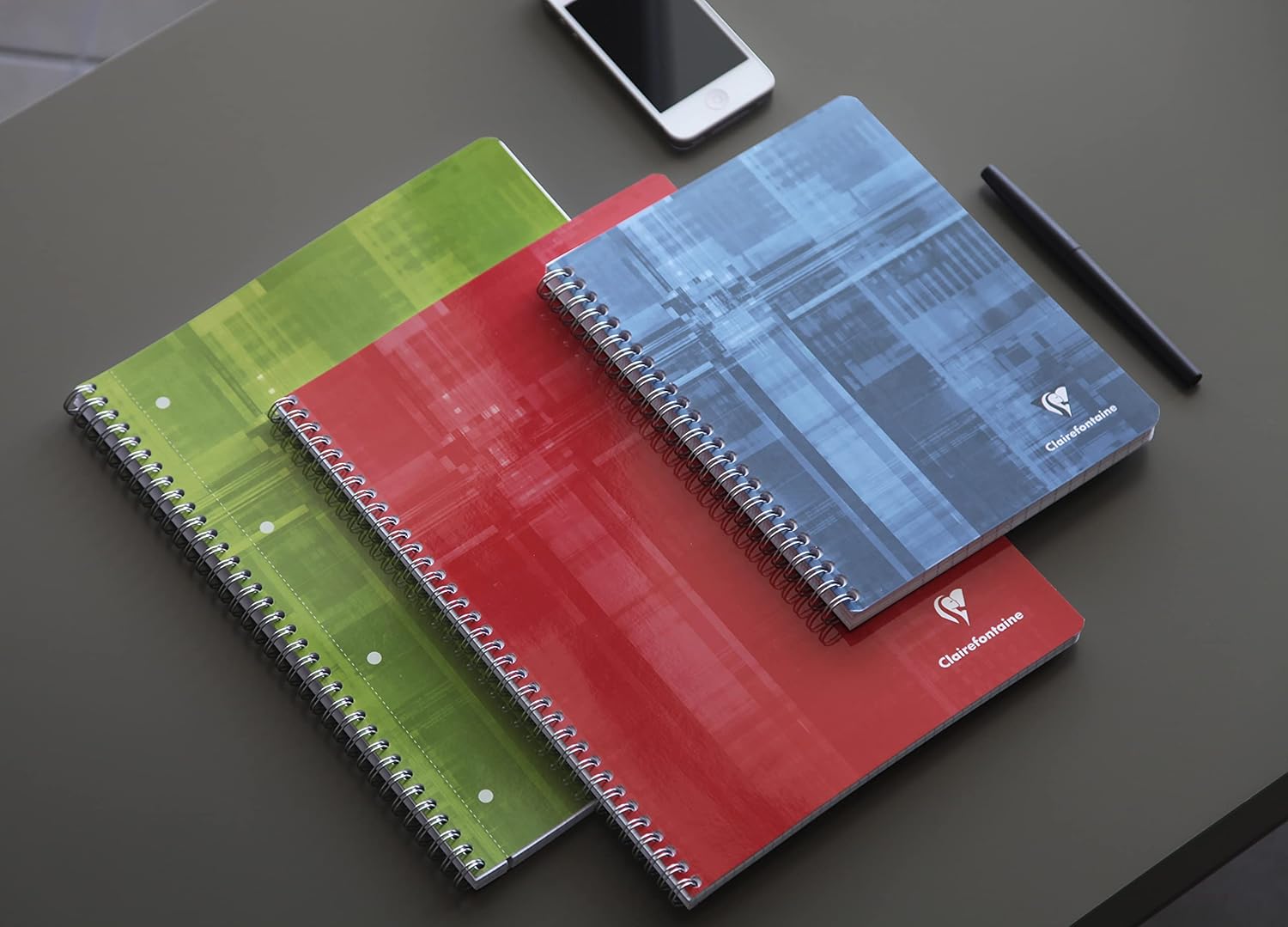 Clairefontaine 8249C College Notepad A4 Squared Margin 120 Sheets Assorted Colours – Bild 4