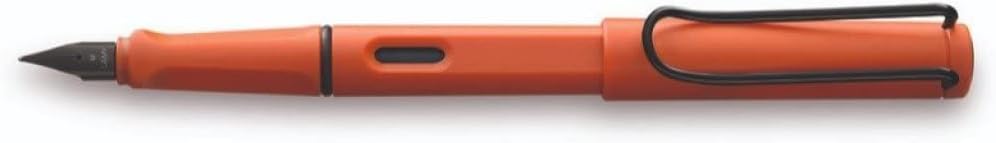 LAMY 1235678 safari fountain pen 41 - modern fountain pen in terracotta with ergonomic handle and timeless design - nib size M