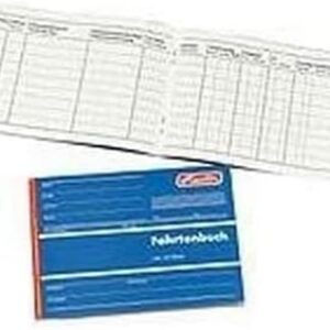 Herlitz 5 times logbook A6 landscape 40 sheets stapled