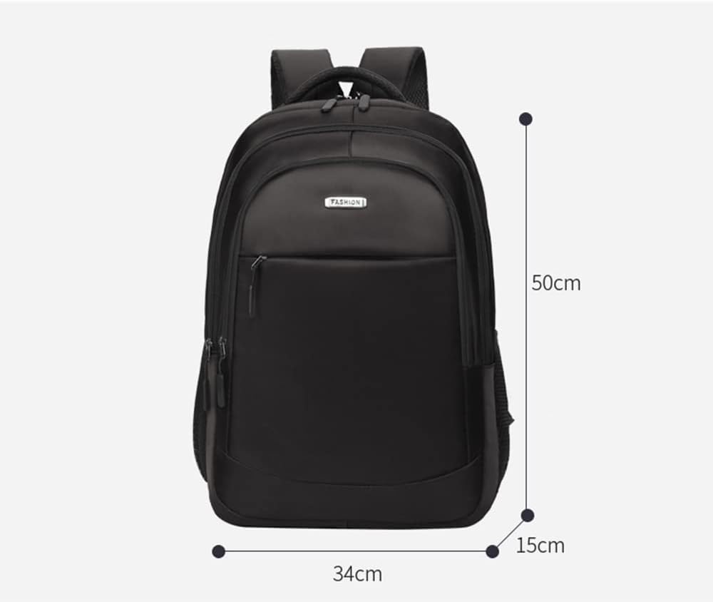 19 Inch Large Laptop Backpack, Waterproof Work Backpack, Laptop Bag for School, Work, Multifunctional Backpack for Women, Casual Business Bag, for Men, Women, Boys, Teenagers, Black – Bild 3