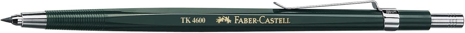 Faber-Castell 134600 - lead pencil TK 4600, lead thickness: 2 mm, including lead sharpener, barrel color: green – Bild 2