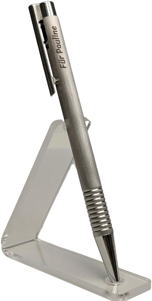 Lamy Logo Brushed 206 Ballpoint Pen with Personalised Engraving and Gift Packaging – Bild 6