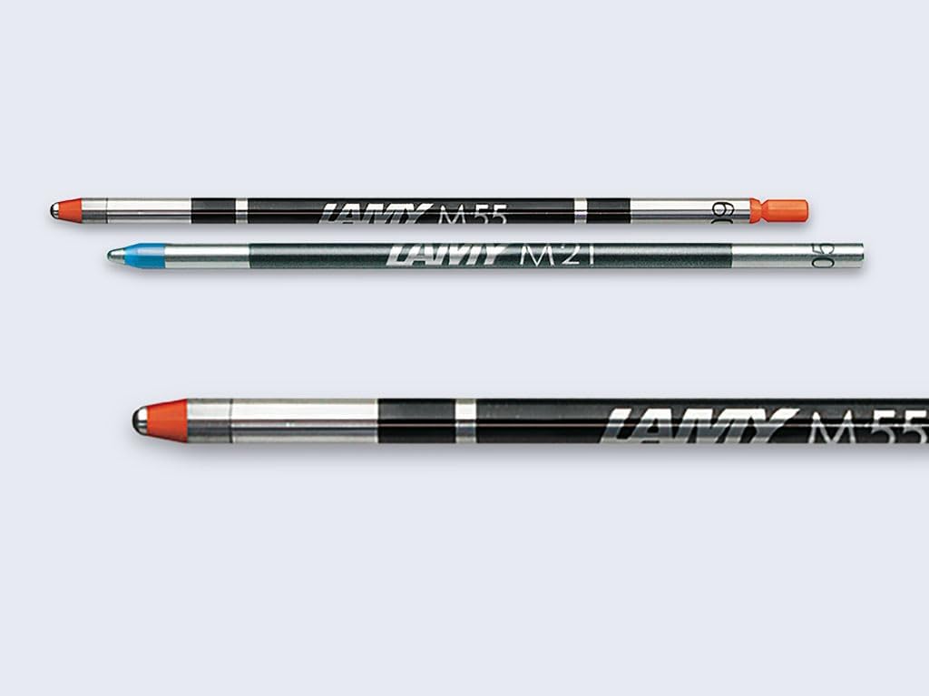 LAMY M 21 Refill 803 - Metal Ballpoint Pen Refill in Green with Steel Tip - For All Multi-System Pens (Pack of 2) – Bild 4