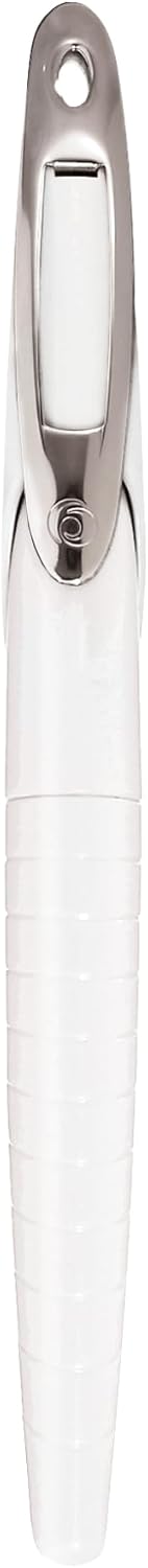 Herlitz 10999738 Fountain Pen (Incl. Cartridge), for Right-Handed Users, White/Black, Right-handed – Bild 2