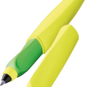Pelikan Twist, Universal Fountain Pen for Right- and Left-Handed People, neon yellow