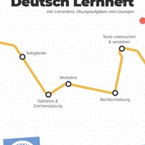 Deutsch Lernheft für 6. Klasse: Lernvideos, Aufgaben & mehr: Satzlehre, Zeichensetzung, Rechtschreibung, Erzählen, Texte untersuchen - Ideal für Klassenarbeiten, Prüfungen & Tests