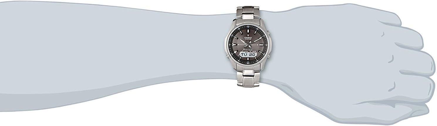Casio Wave Ceptor Men's Solar Radio-Controlled Sapphire Crystal Watch with Solid Stainless Steel Case and Bracelet – Bild 4