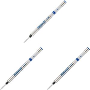 Pelikan 922187 Rollerball Refill 338M Blue (Pack of 3)